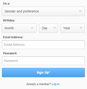 How to create a new Zoosk account?