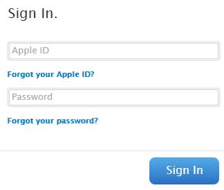 Sign in to manage your Apple ID