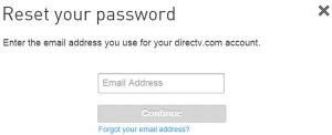 Reset your password