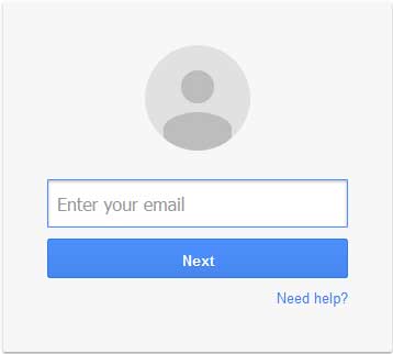 Sign in to continue to Gmail 