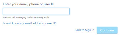 Forgot password or User ID?