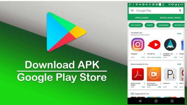 Go to play store