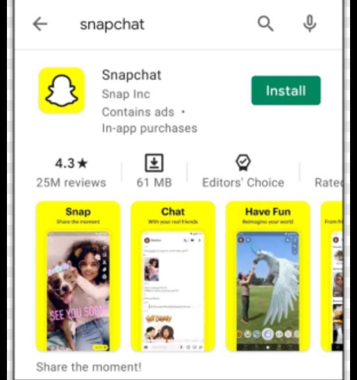 Mettre à jour Snapchat sur iOS